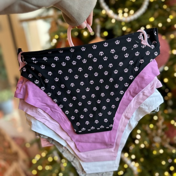 Juicy Couture seamless no show panties underwear 5 pack bundle value - Picture 9 of 12